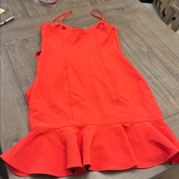 Likely Red Ruffle Cocktail Dress - Picture 10 of 10